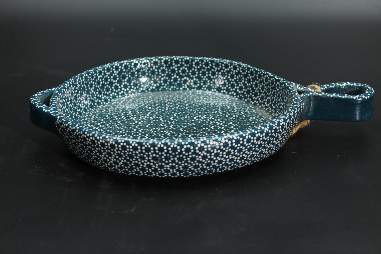 8" Baltic Blue Clay Frying Pan
