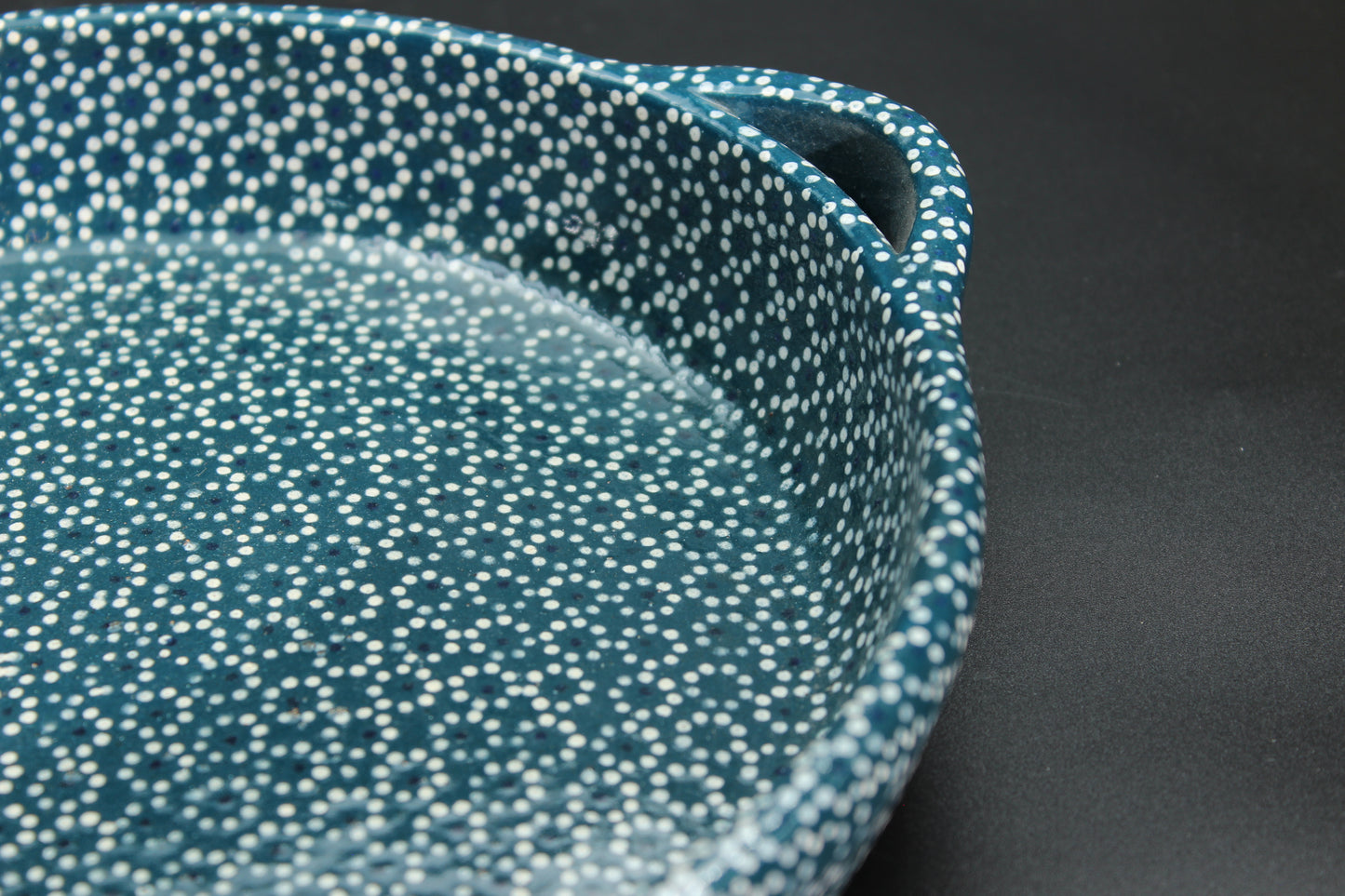 8" Baltic Blue Clay Frying Pan