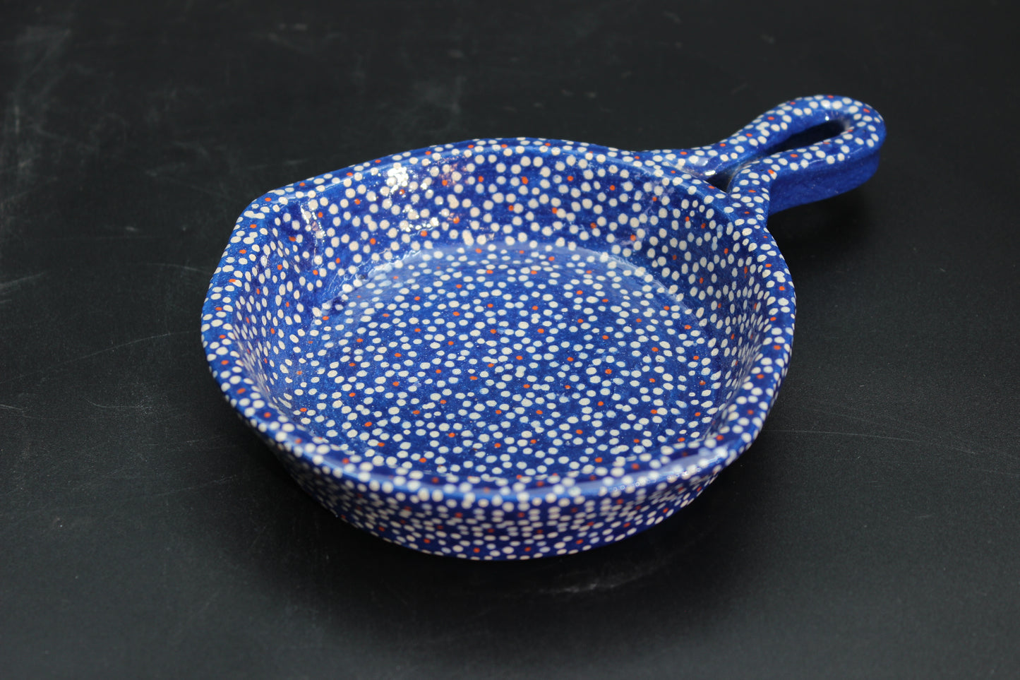 4" Blue Clay Mini Frying Pan