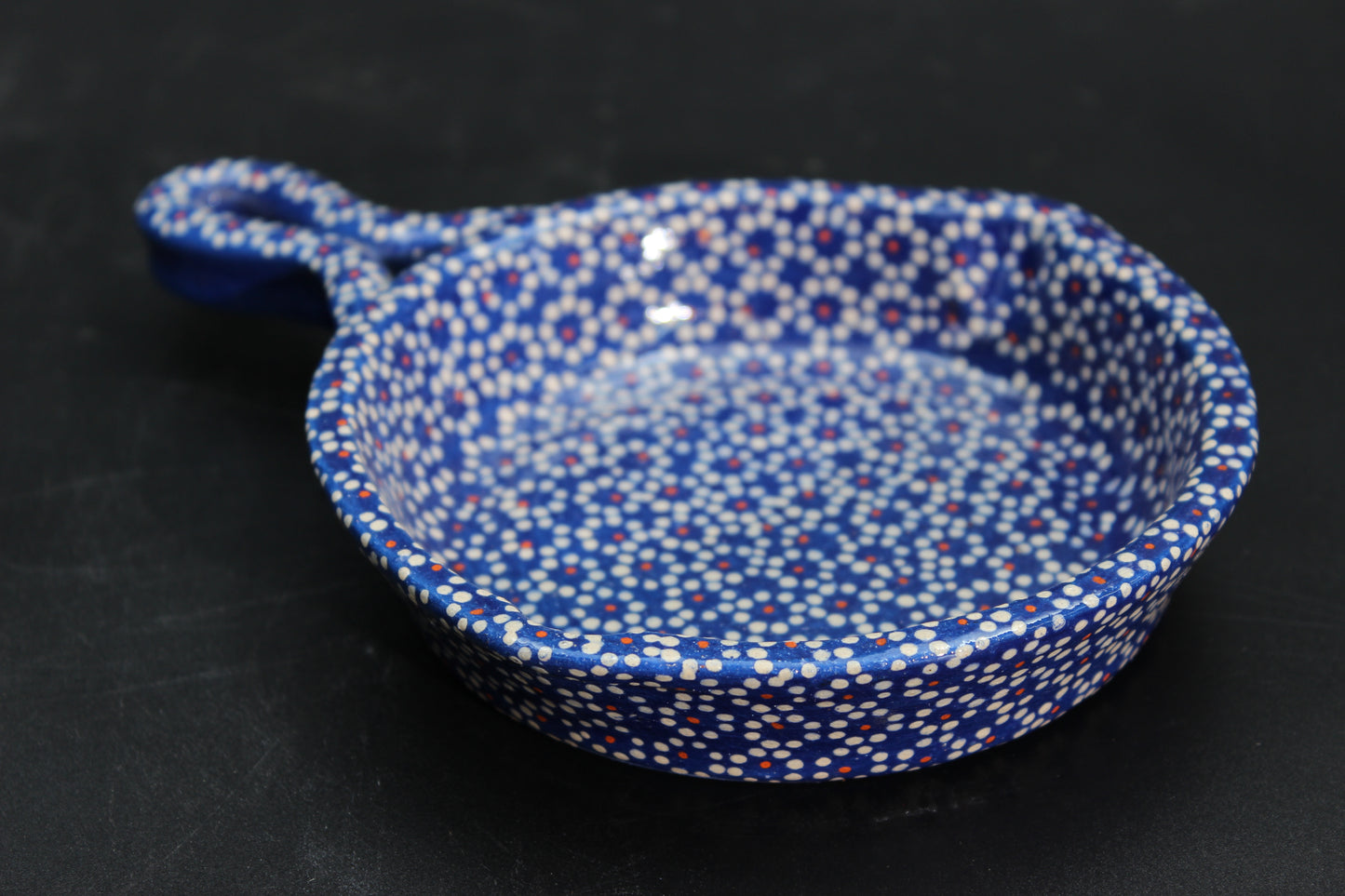 4" Blue Clay Mini Frying Pan