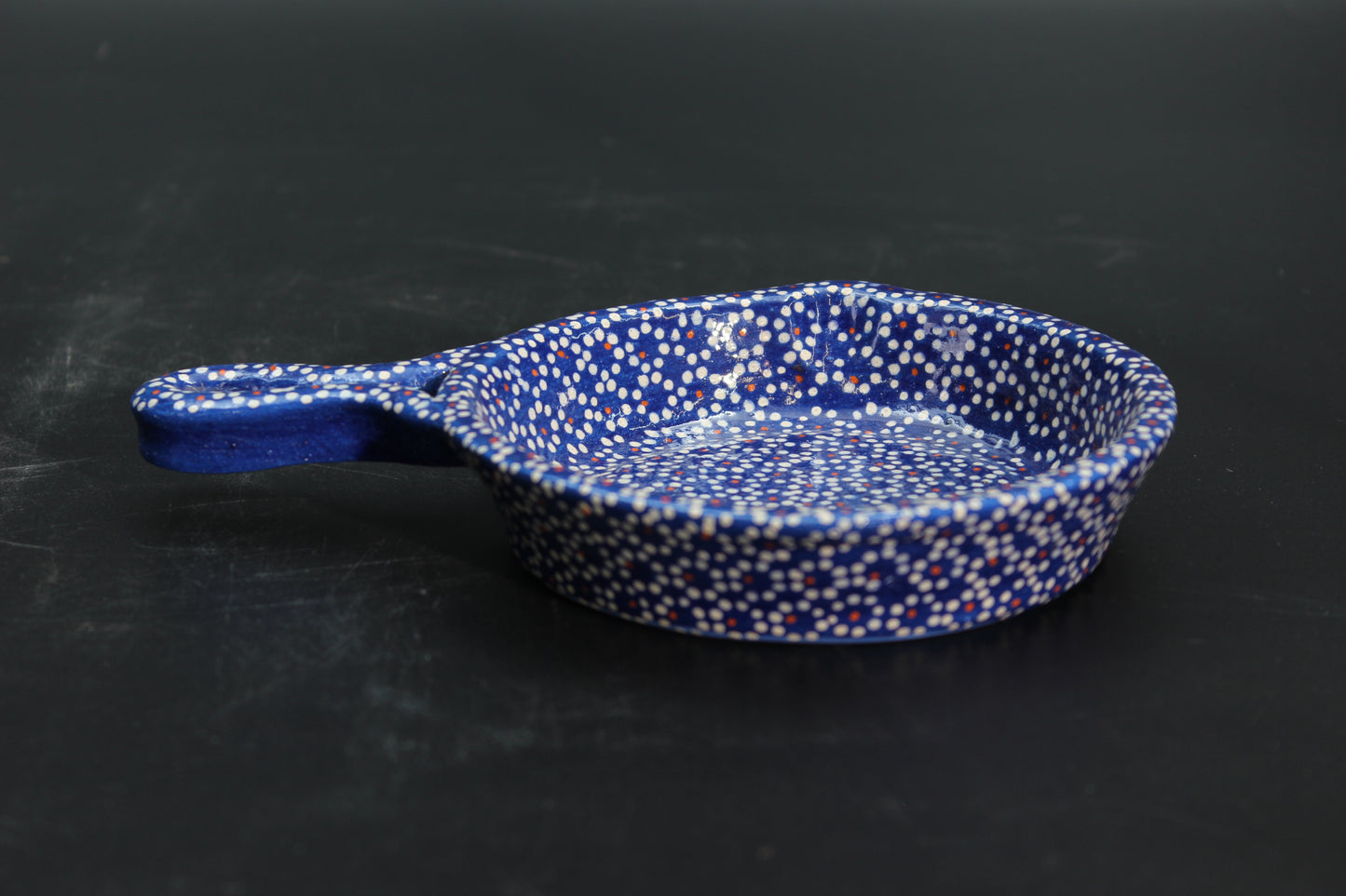 4" Blue Clay Mini Frying Pan