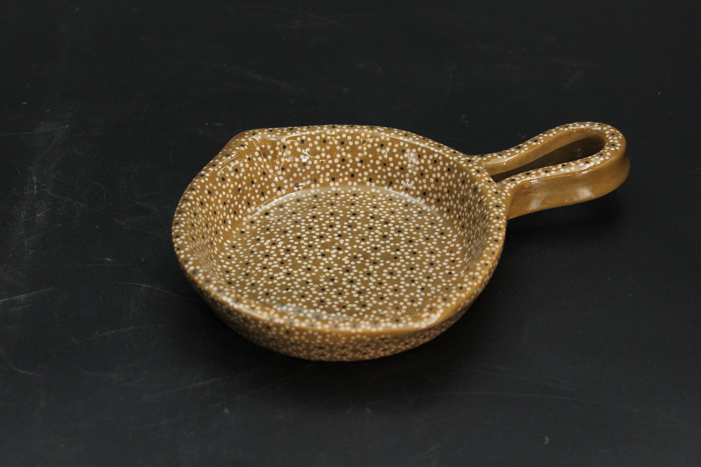 4" Mustard Clay Mini Frying Pan