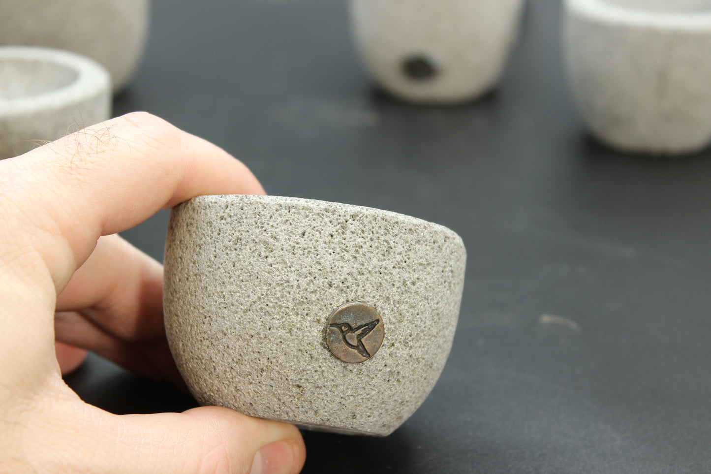 2oz Volcanic Stone Tequilero (Set of 2)