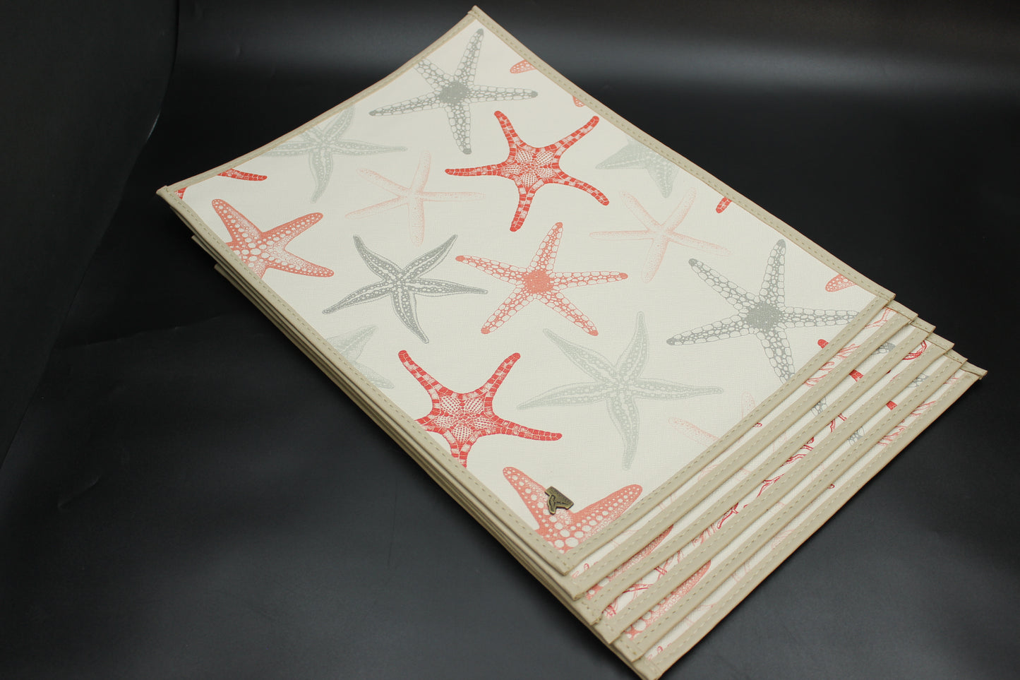 Red Ocean Reef Placemat Set (Set of 6)