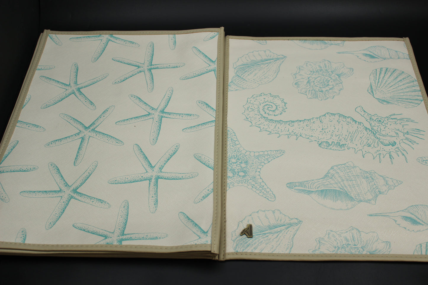Turquoise Ocean Tide Placemat Set (Set of 6)