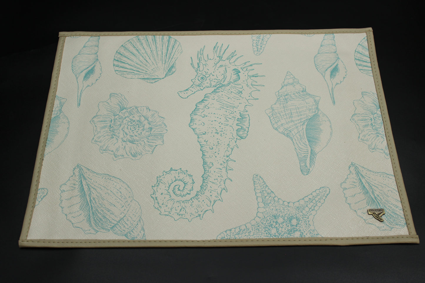 Turquoise Ocean Tide Placemat Set (Set of 6)