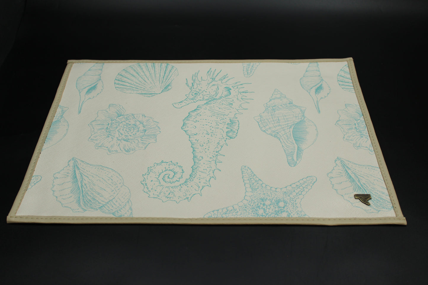Turquoise Ocean Tide Placemat Set (Set of 6)