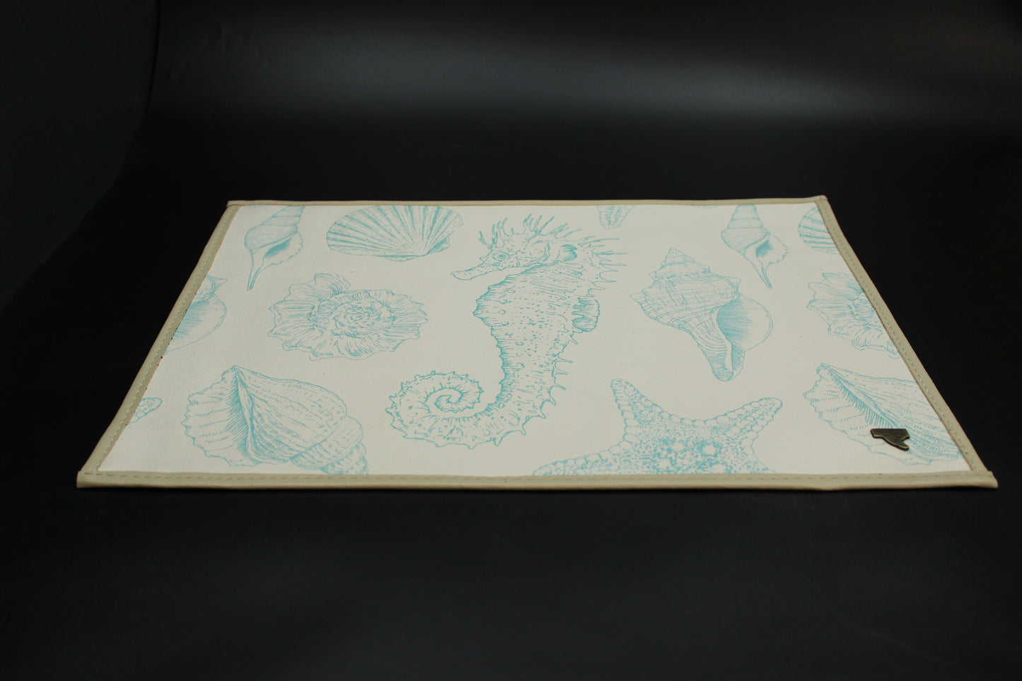 Turquoise Ocean Tide Placemat Set (Set of 6)