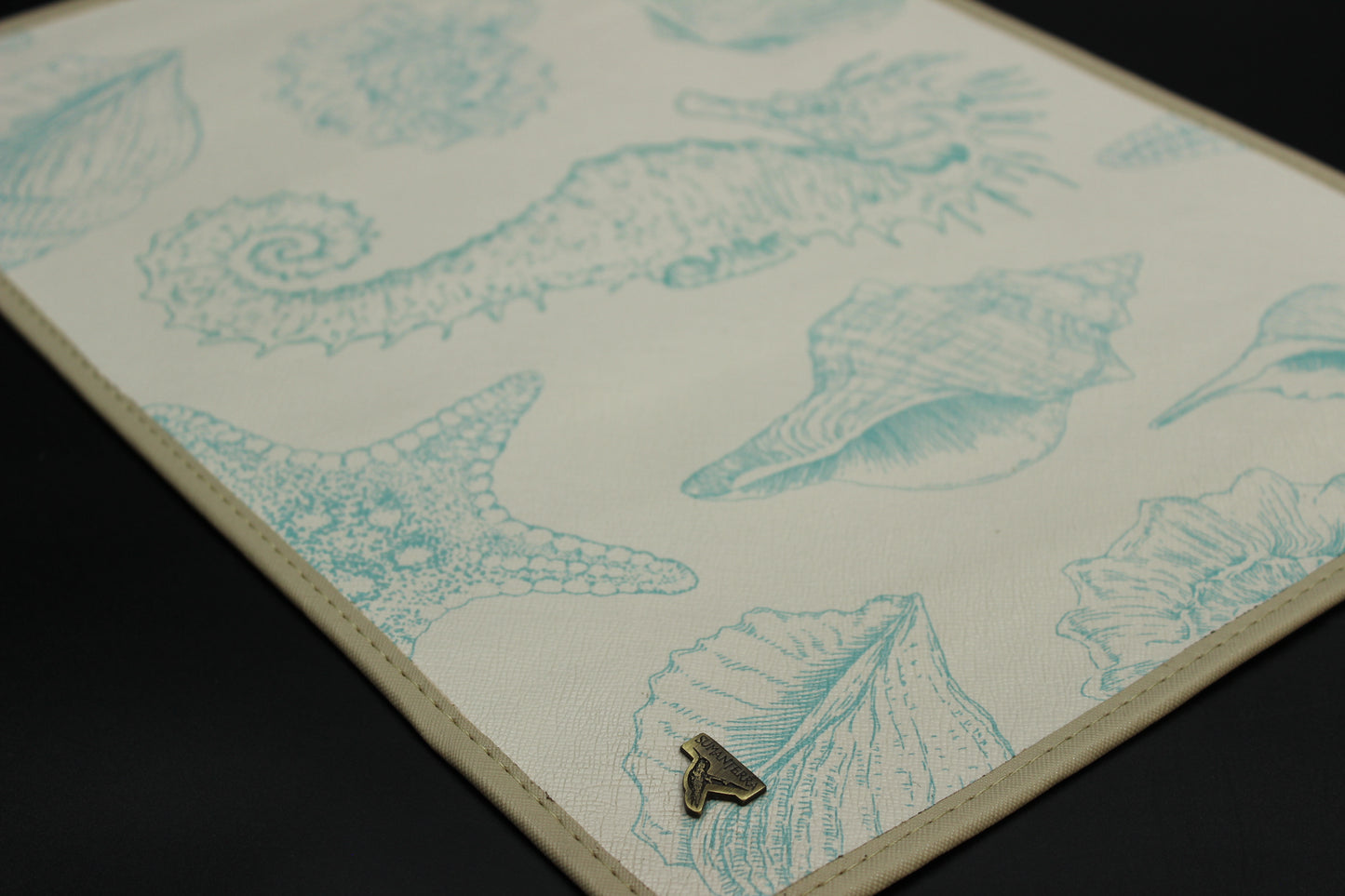 Turquoise Ocean Tide Placemat Set (Set of 6)