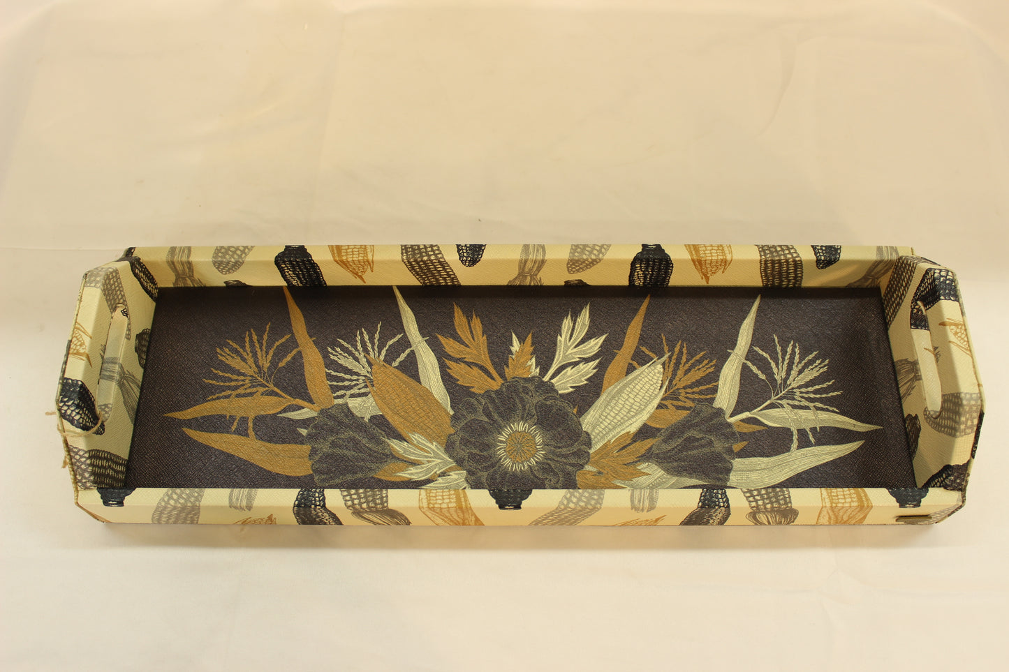Beige Cornfield Serving Tray
