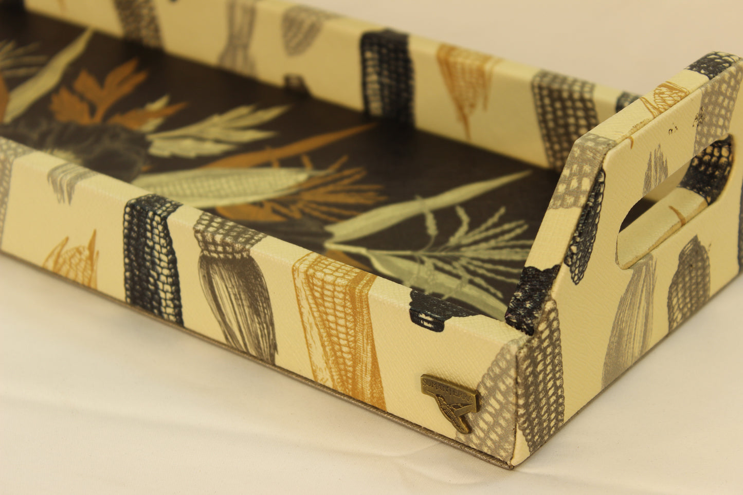 Beige Cornfield Serving Tray