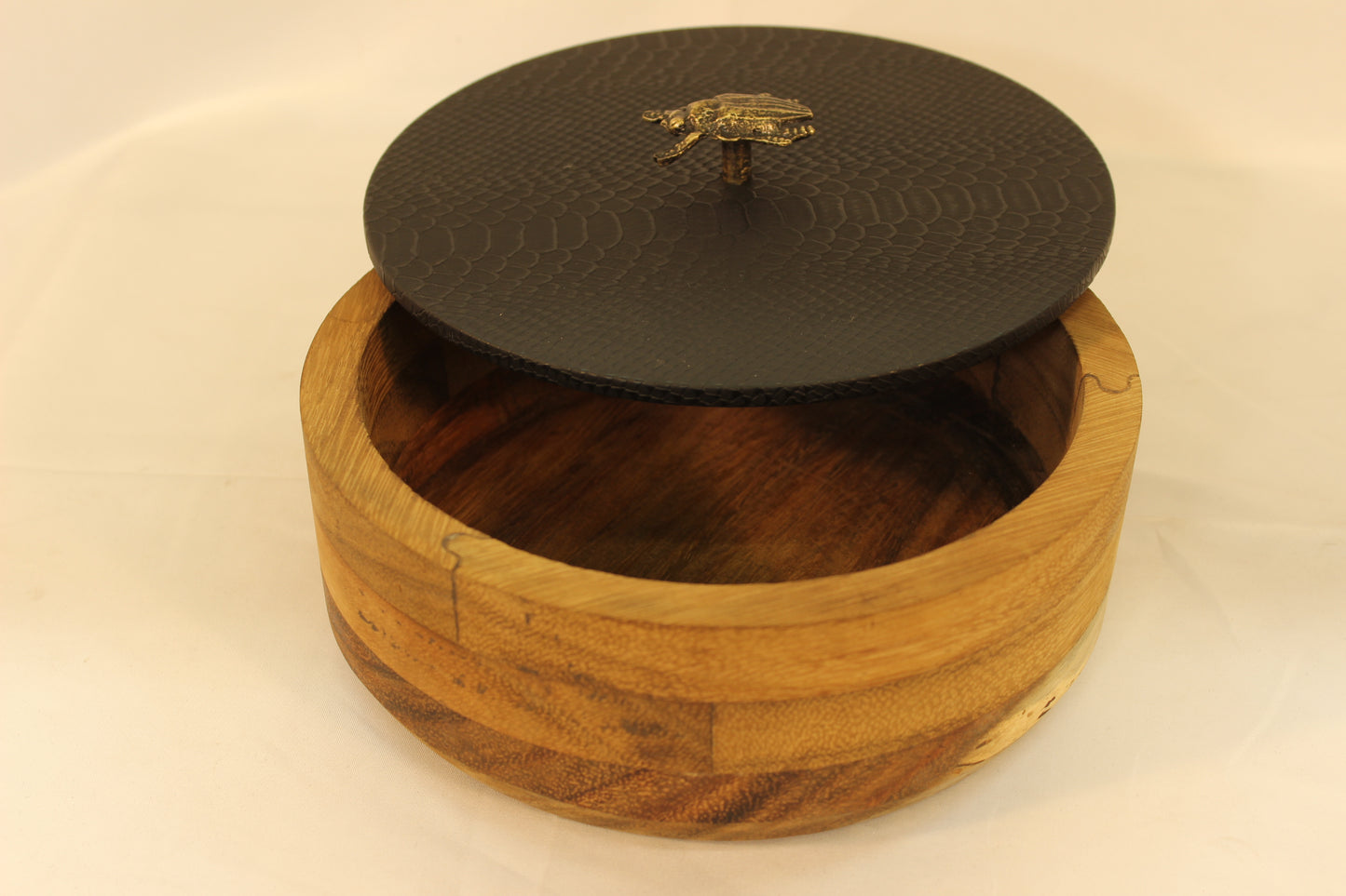 Black Beetle Wood Tortilla Holder