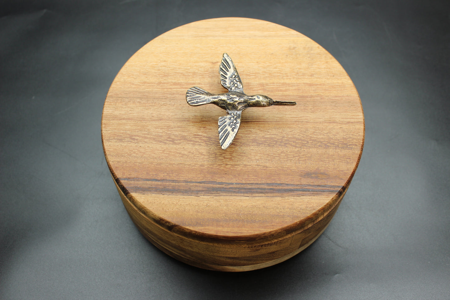 Elisa Hummingbird Wood Tortilla Holder