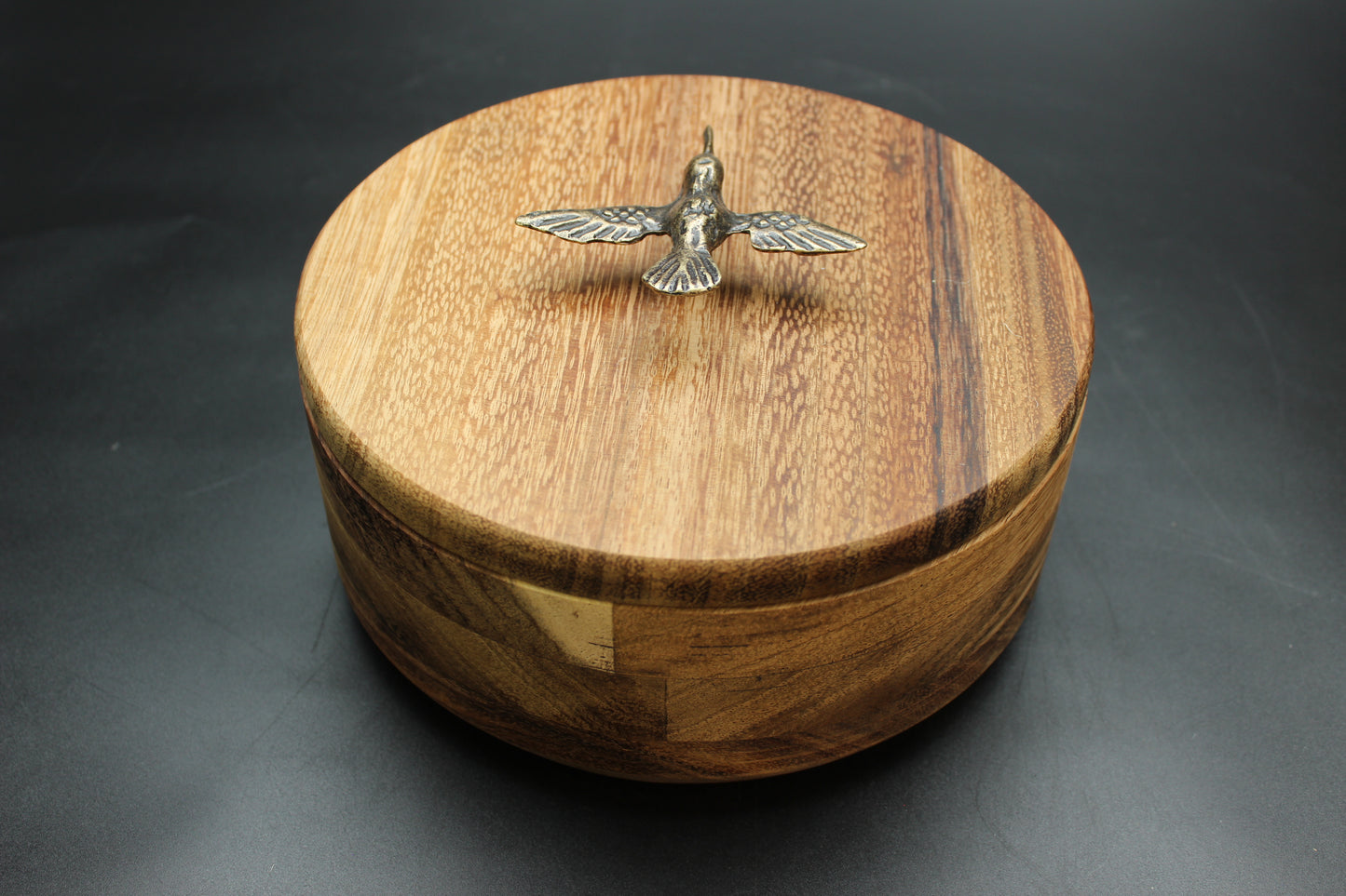 Elisa Hummingbird Wood Tortilla Holder