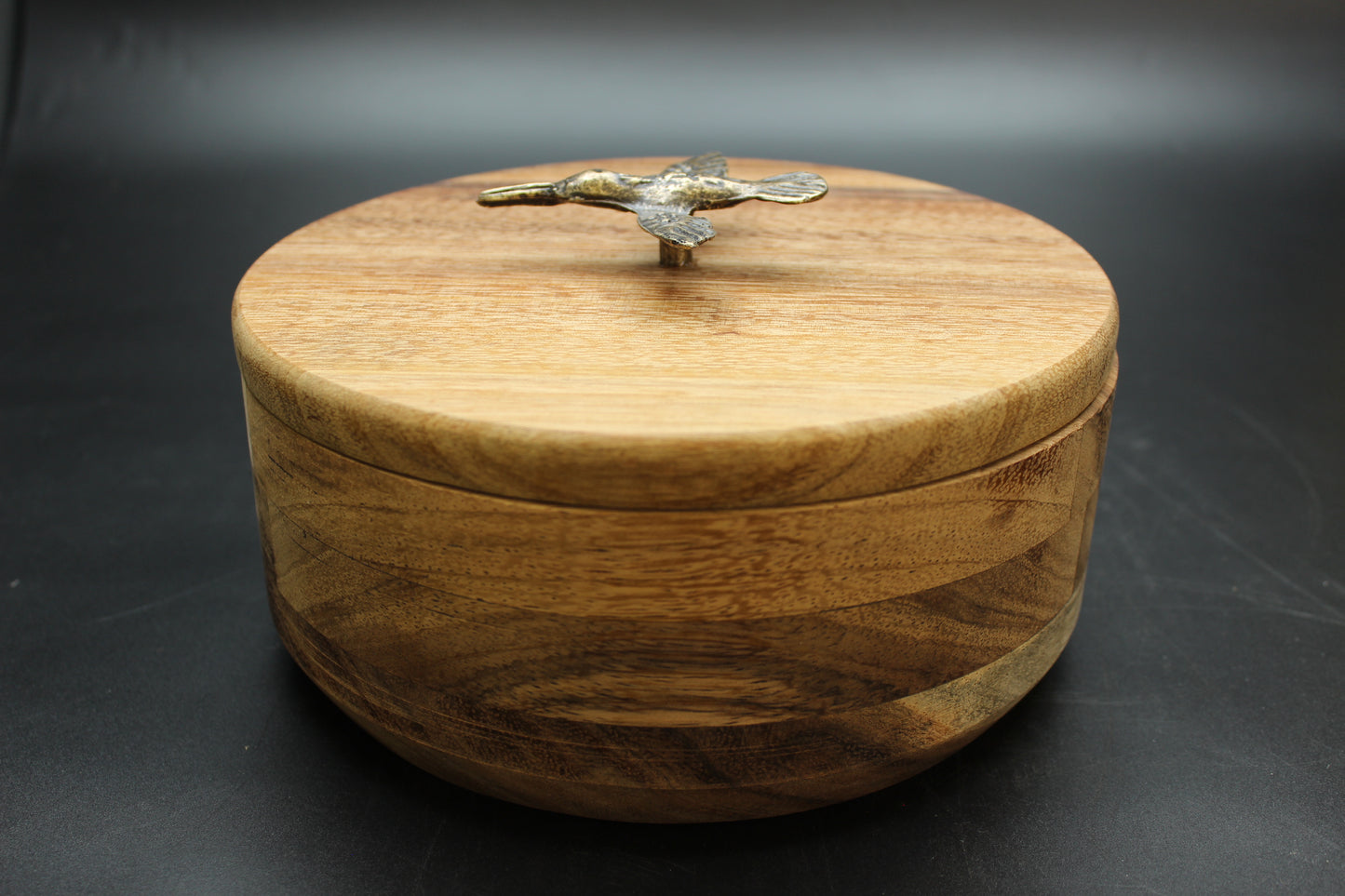 Elisa Hummingbird Wood Tortilla Holder