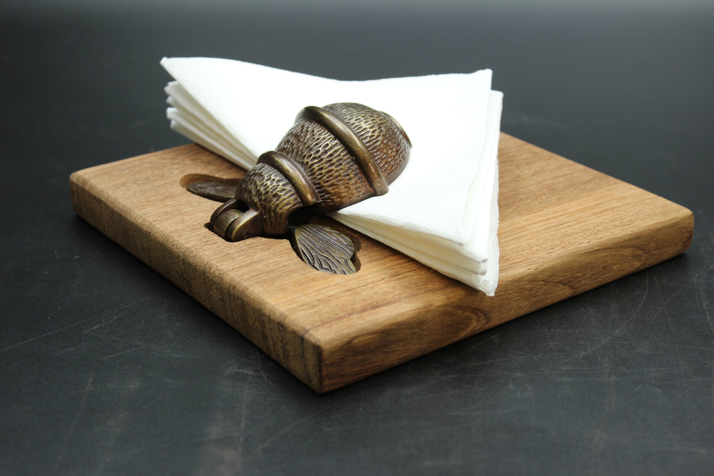 Apis Beetle Wood Napkin Holder