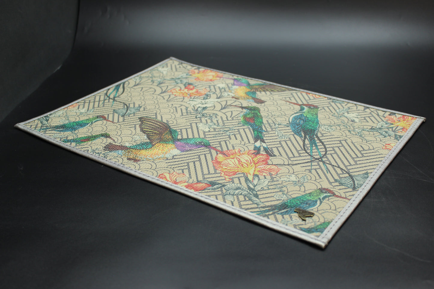 6pc Hummingbird Synthetic Placemat Set