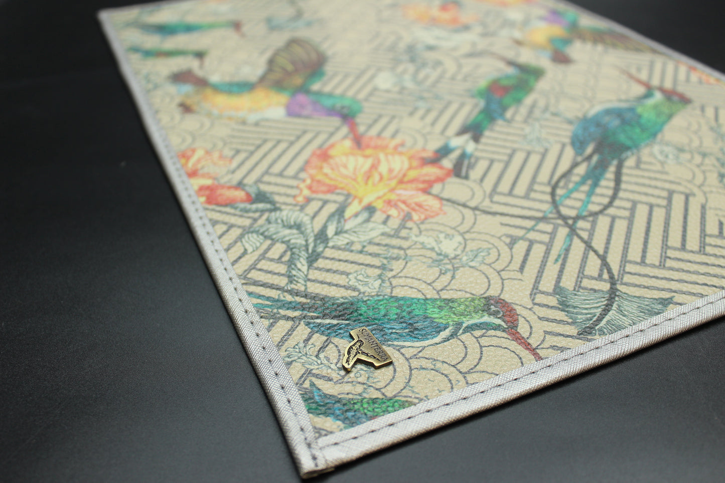 6pc Hummingbird Synthetic Placemat Set