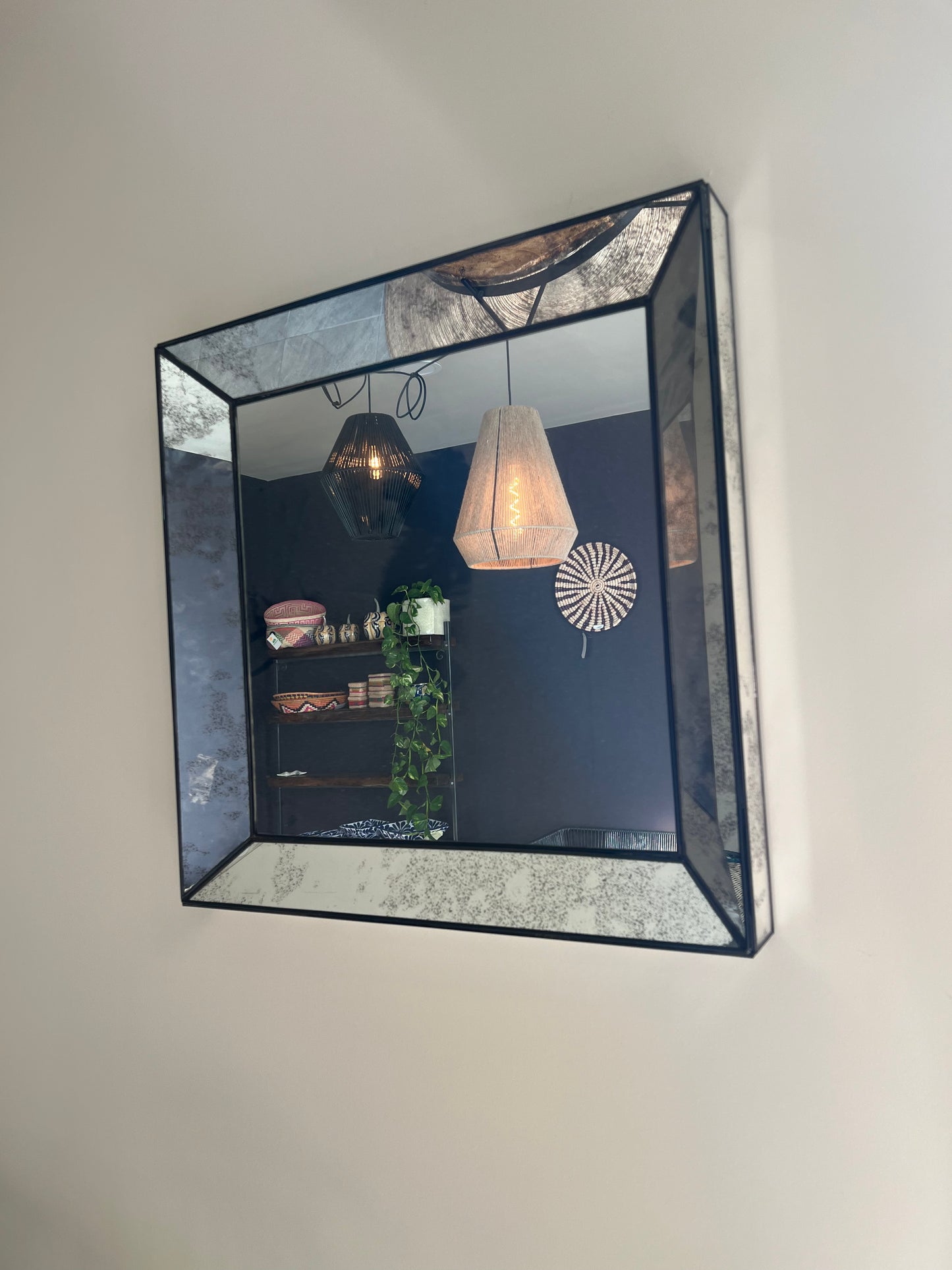 MD Square Mirror 16"
