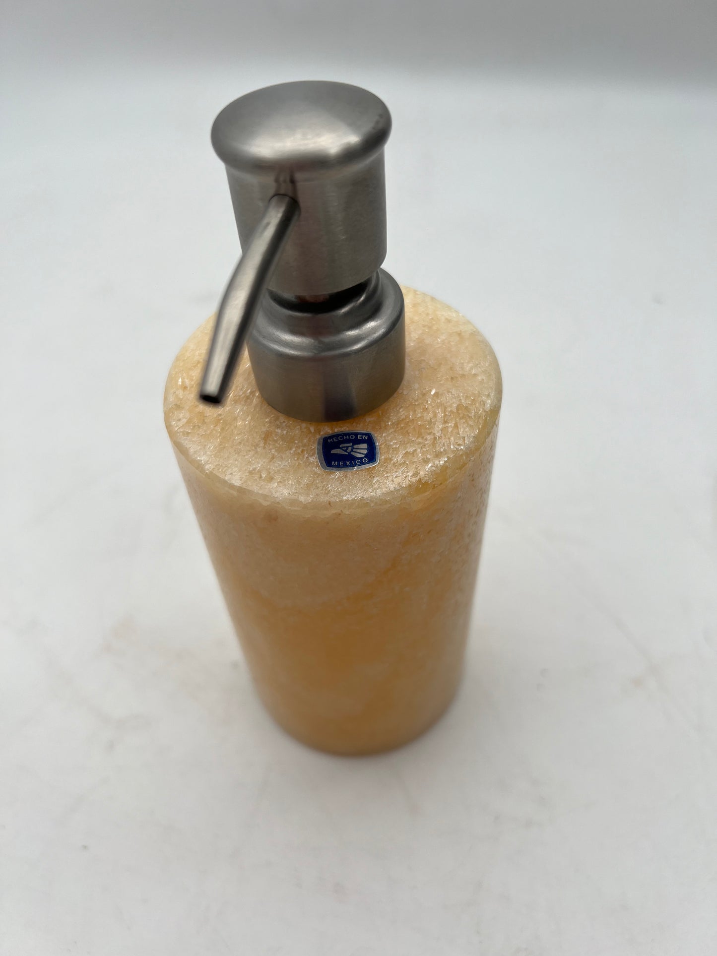 Yellow Onyx Stone Soap Dispenser
