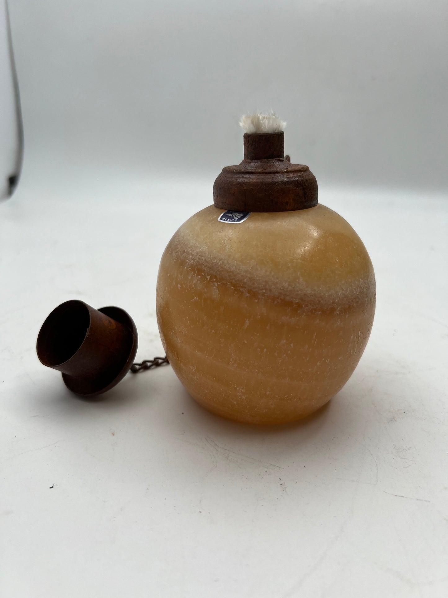 Yellow Onyx Stone Citronella Candle