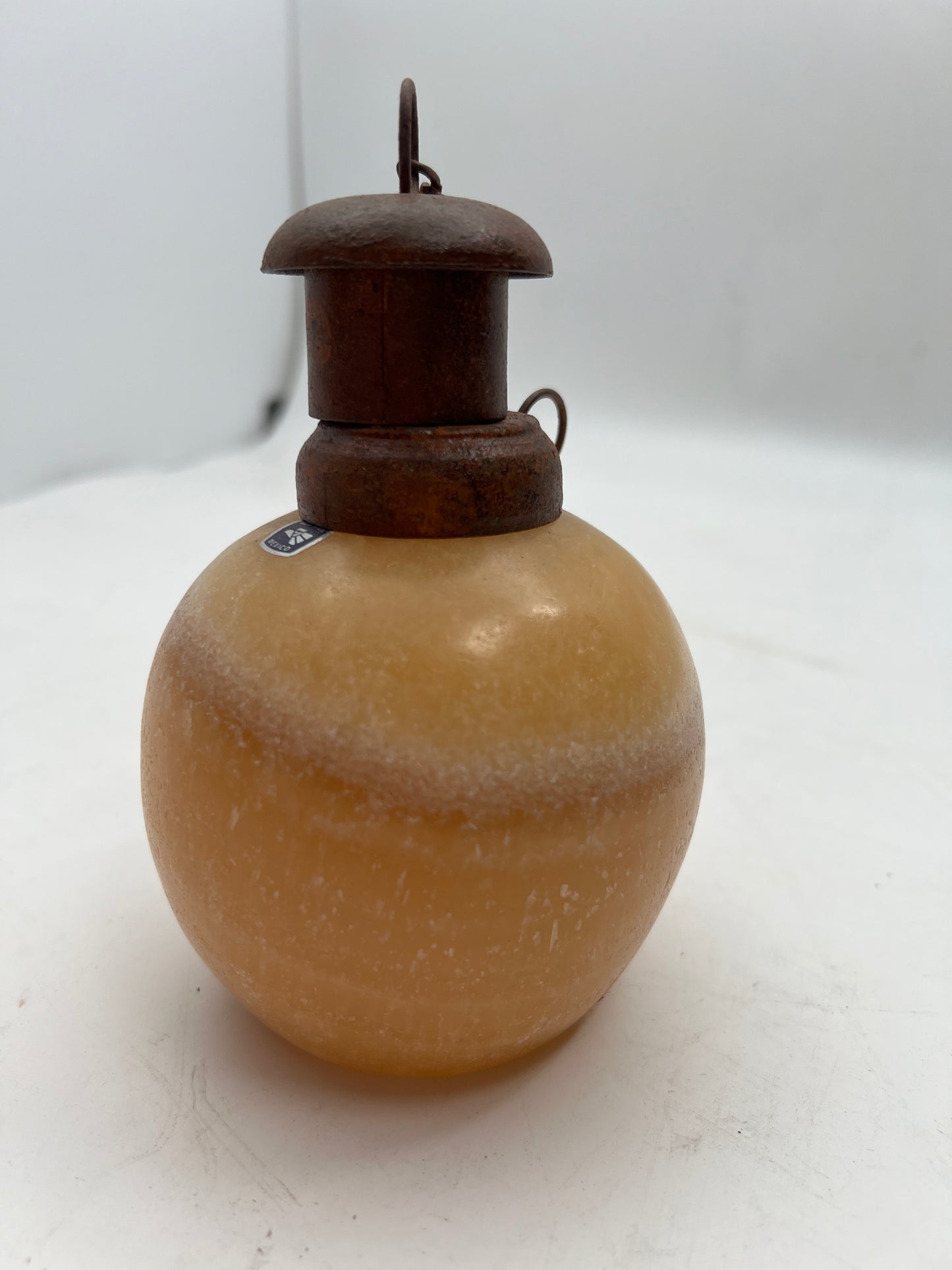 Yellow Onyx Stone Citronella Candle
