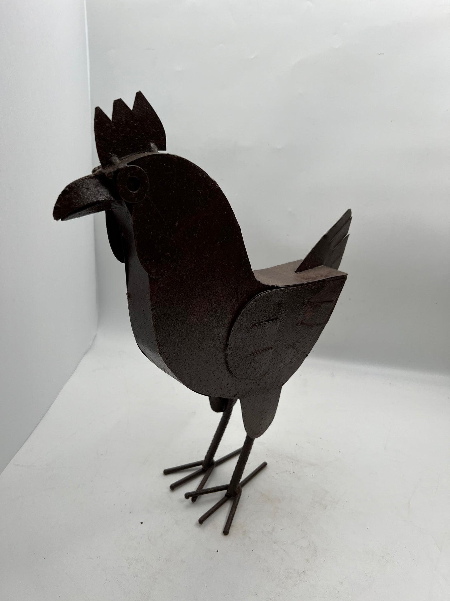 Bronze Chicken Figurine