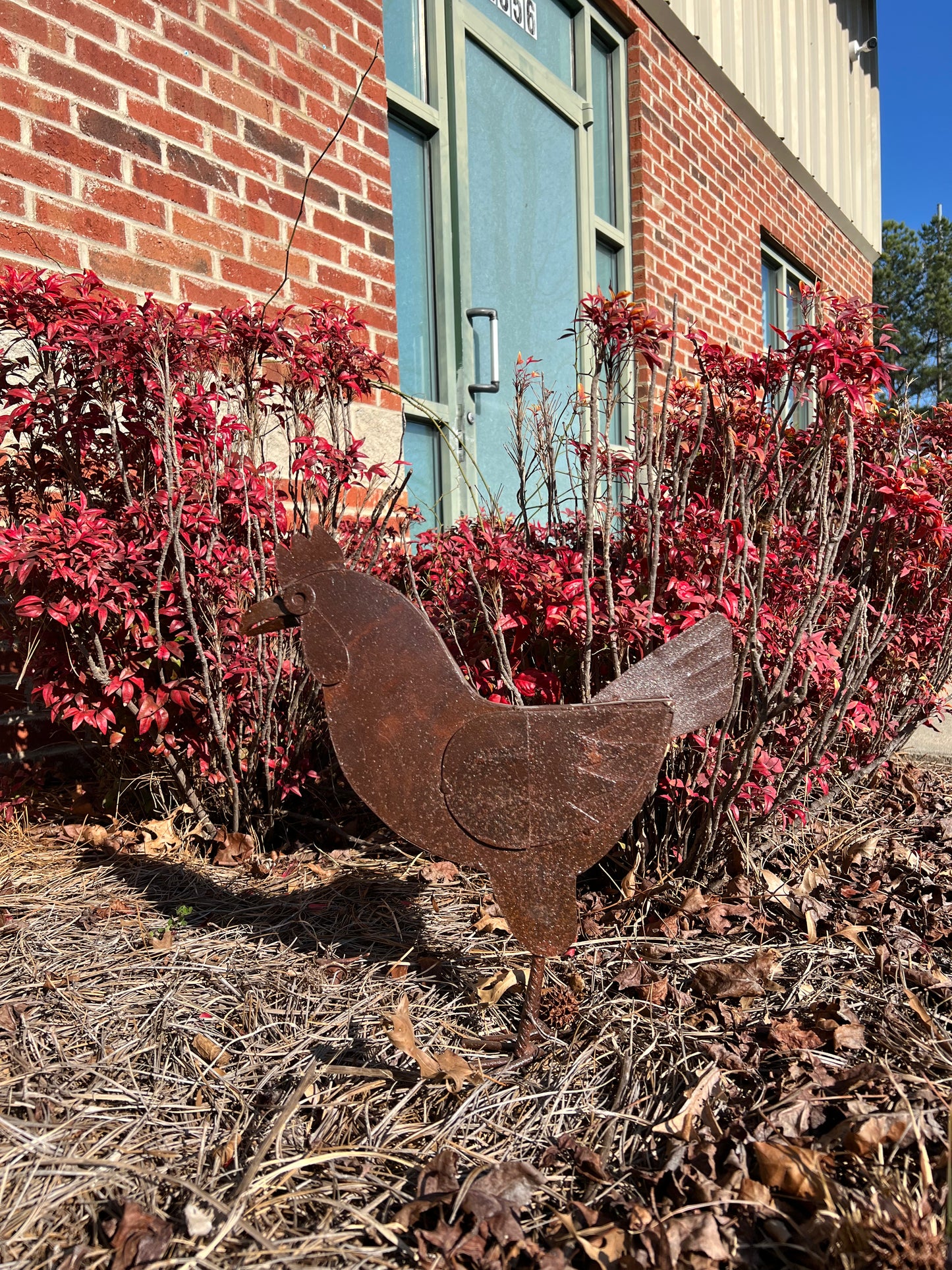 Bronze Chicken Figurine