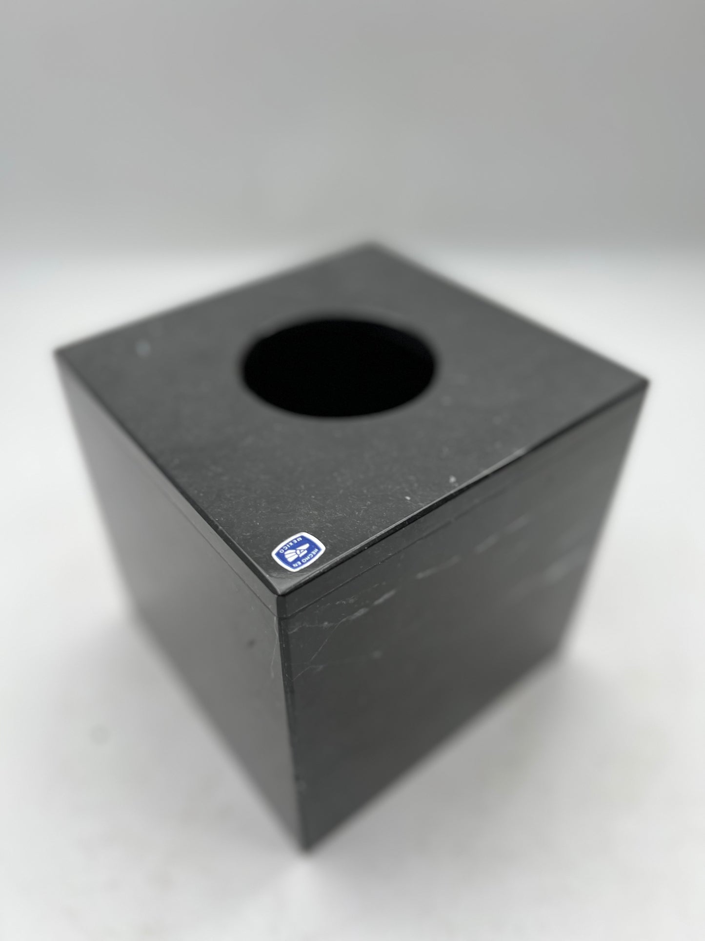 Black Marble Tissue Box