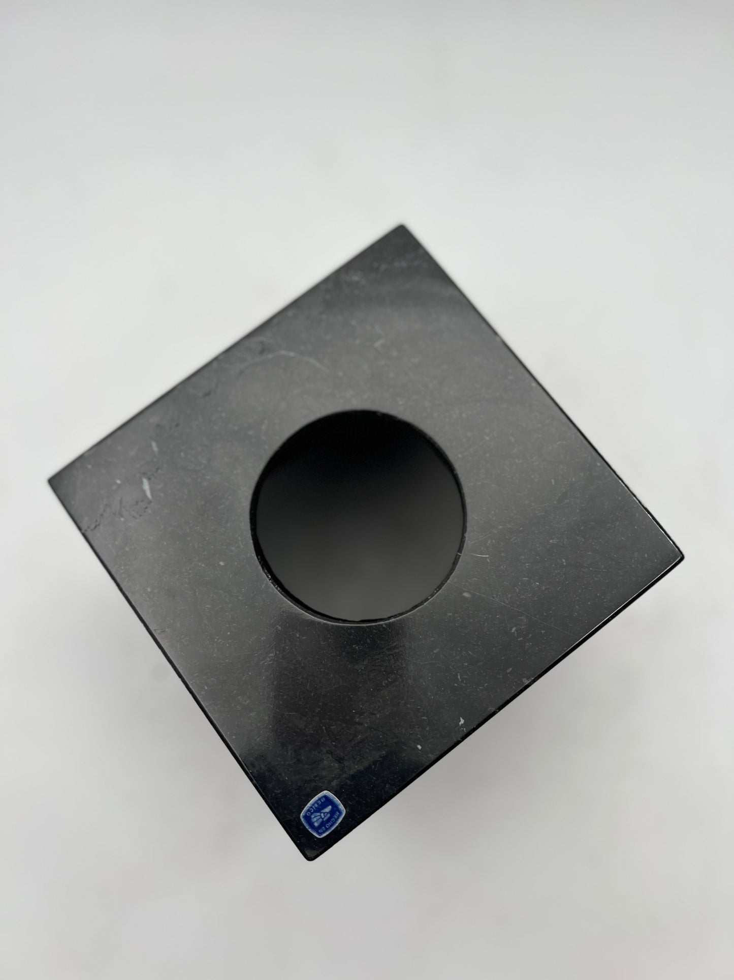 Black Marble Tissue Box