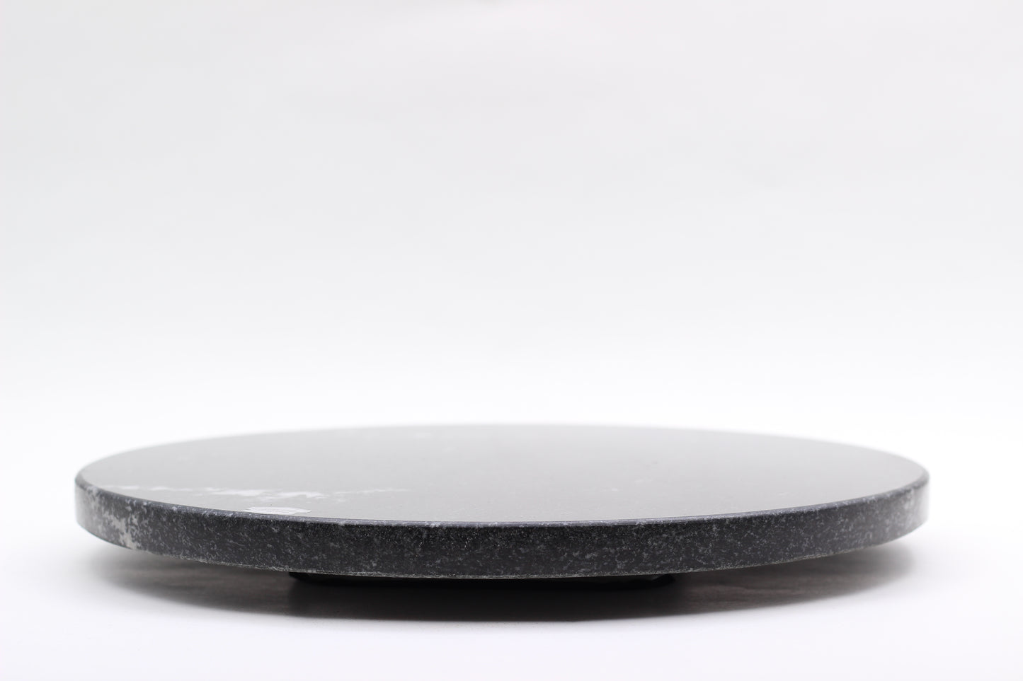 Black Marble Lazy Susan Serving Tray – 14" Handcrafted Rotating Tray