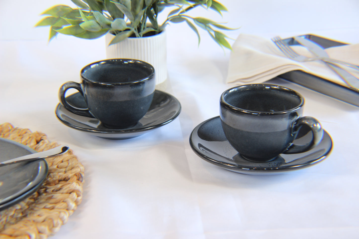 Anfora Denali Grey- Cappuccino Duo Set