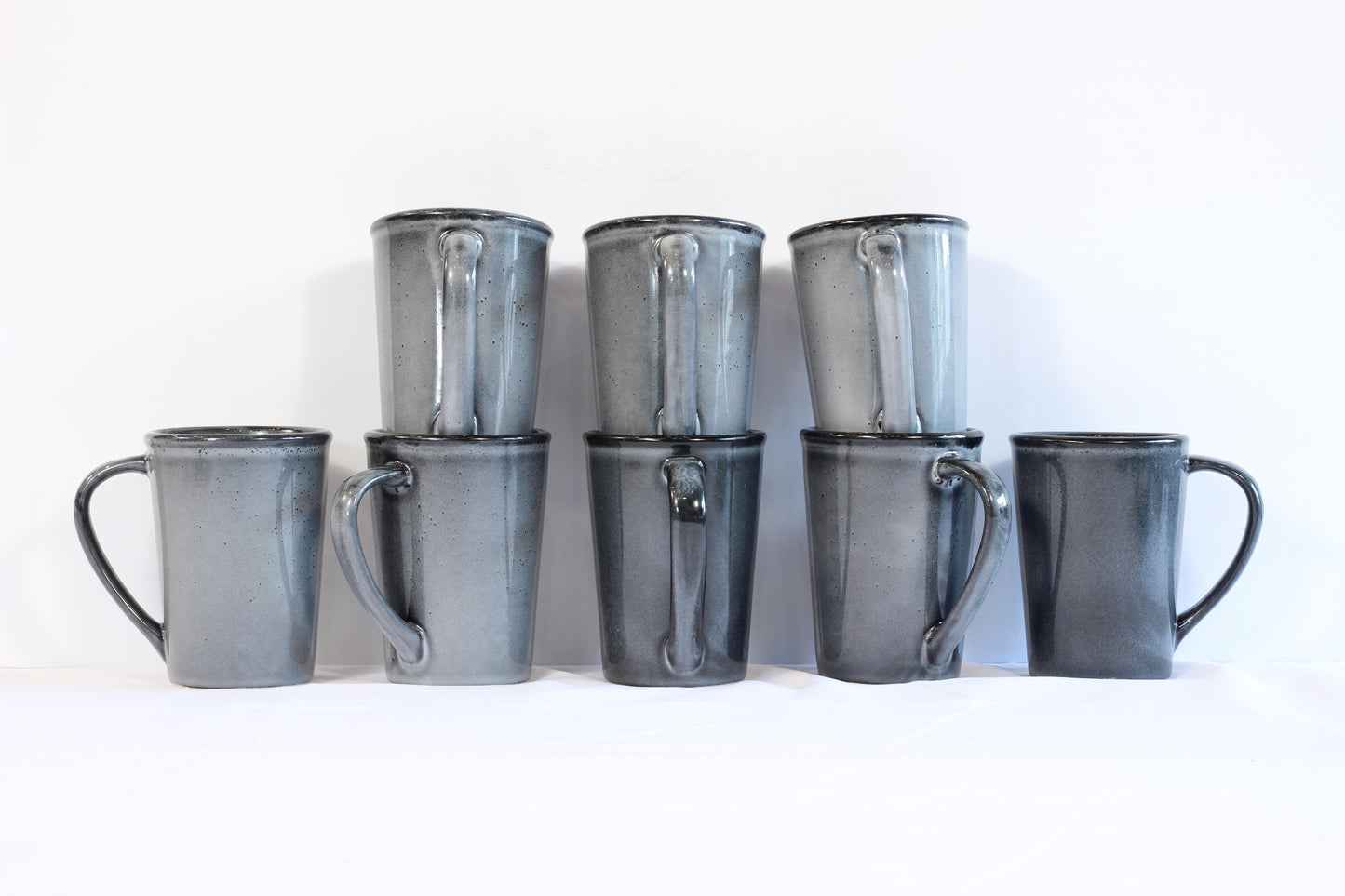 Anfora Denali Grey- Basic 8pc Mug Set