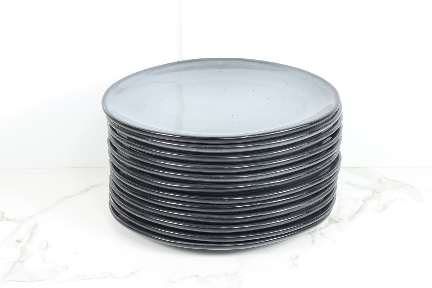 Anfora Denali Grey- 10" Oval Plate- 1 Dozen