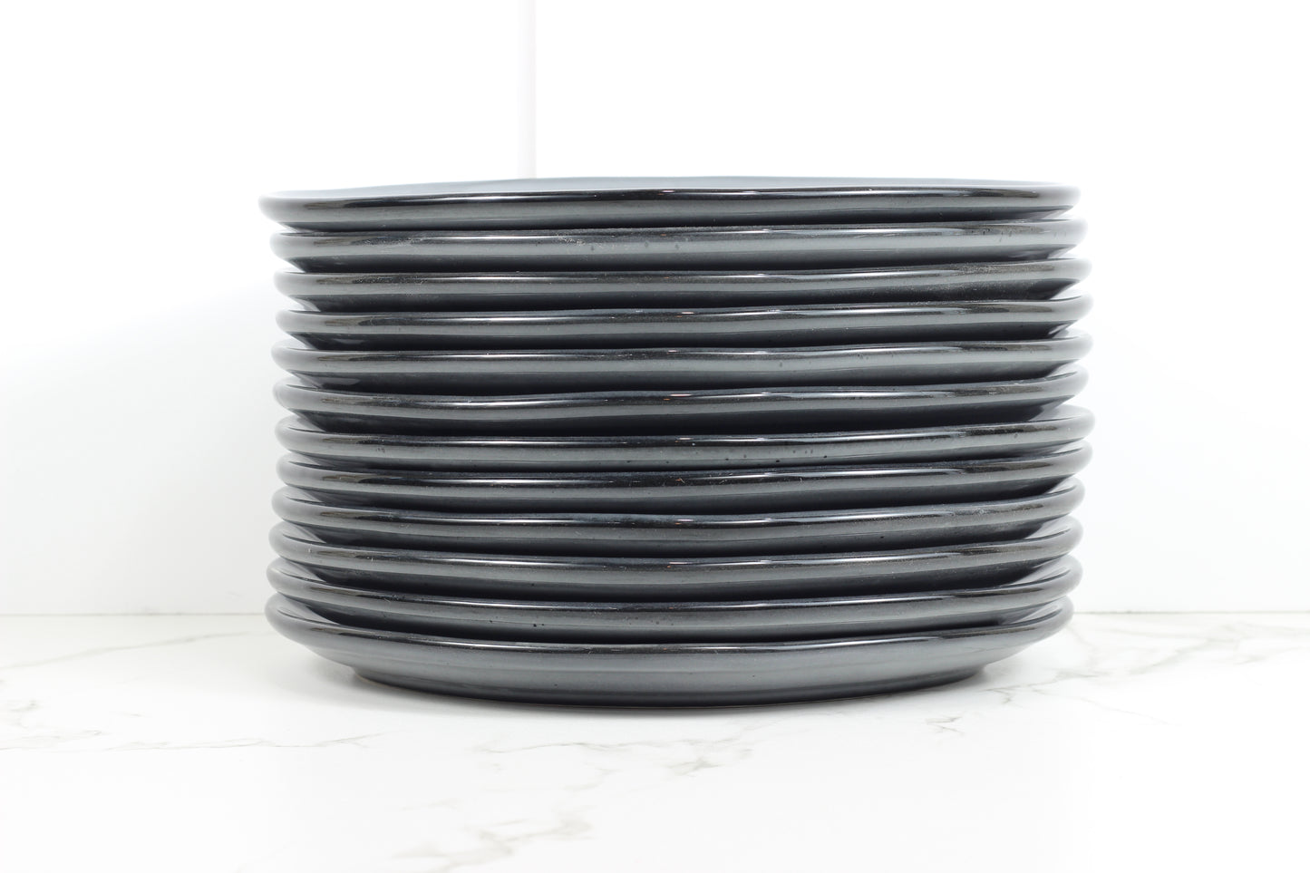 Anfora Denali Grey- 10" Oval Plate- 1 Dozen