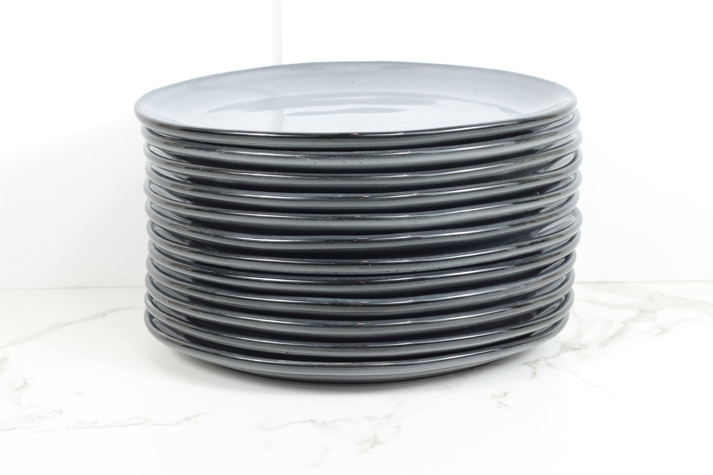 Anfora Denali Grey- 10" Oval Plate- 1 Dozen
