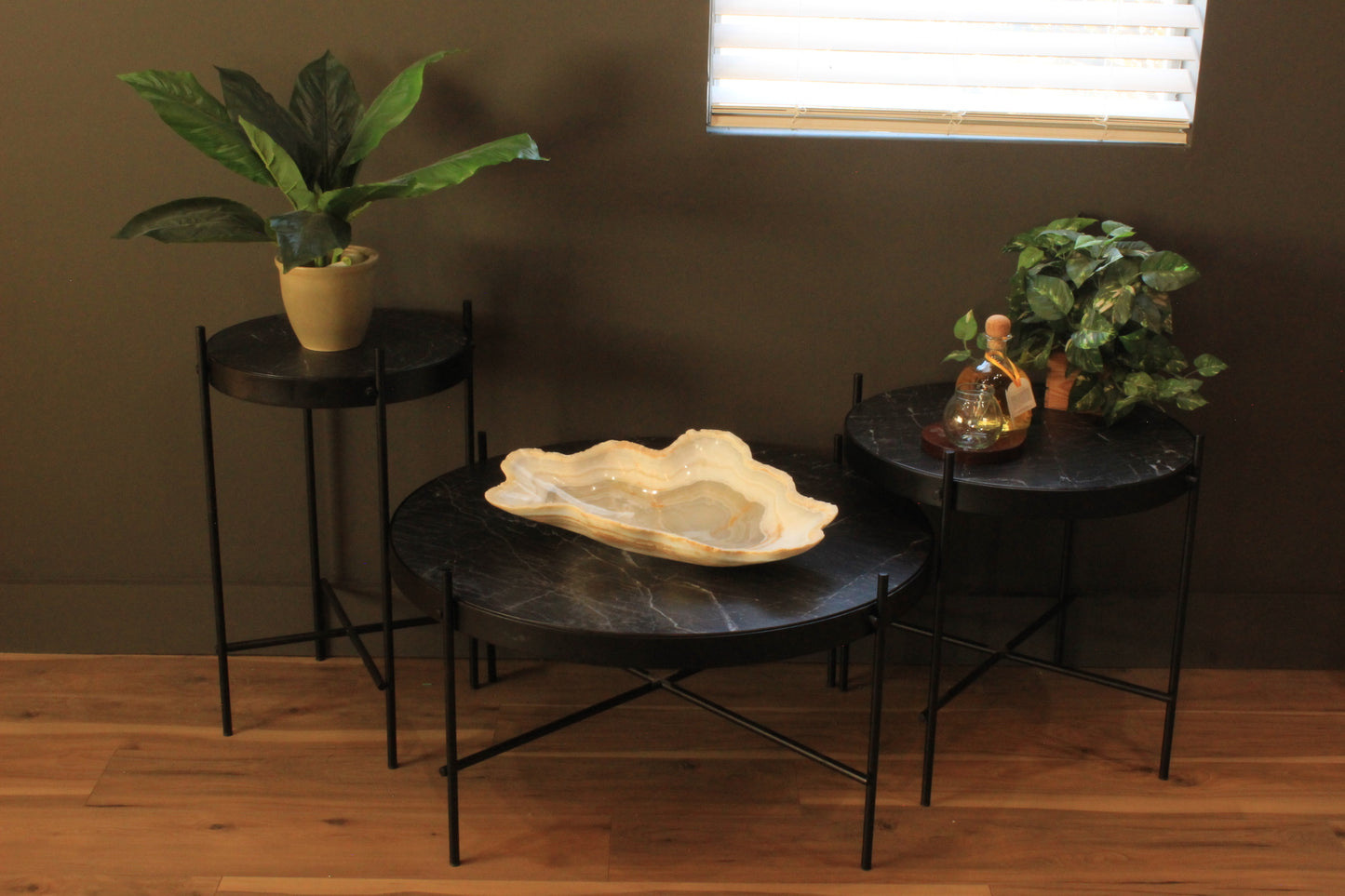 San Miguel 3pc Coffee & End Table Set