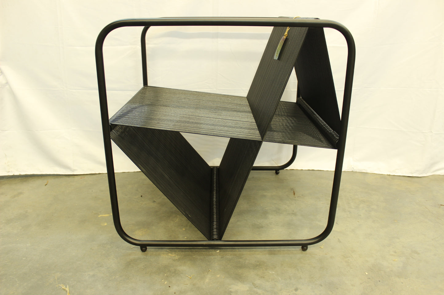 Black Cube Acapulco Chair w/ Black Frame