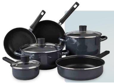 MEGA OPTIMA 9-PC SET · Graphite Black