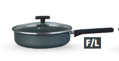 WARMER WITH GLASS LID · 14 cm (5.5 in) | 1.8 L (60.9 fl oz) · Black