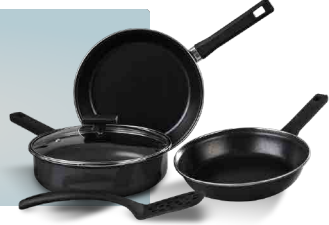 CINSA DURAMAX 5-PC SET · Black
