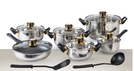 VIENA 14-PC SET · Silver