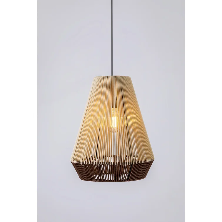 Beige and Brown Bamba Acapulco Lamp Shade