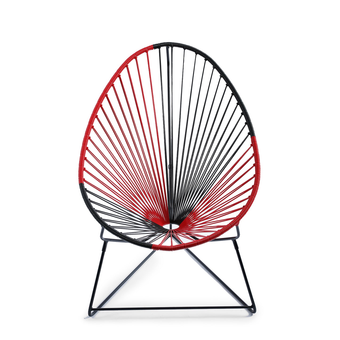 Black/Red Classic Acapulco Chair