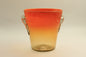 Blown Glass Ice Container