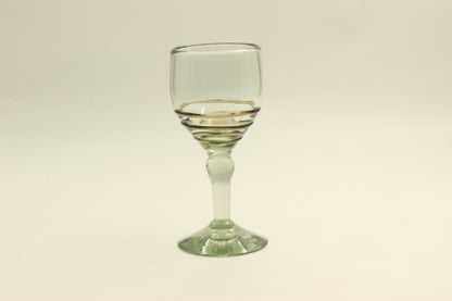 Dark Transparent Blown Glass Set
