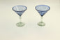 Purple Blown Glass Set