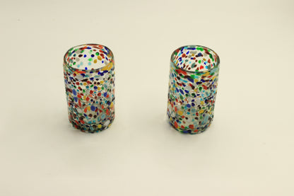 Multicolor Blown Glass Set