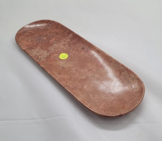 Orange Marble Decorative Tray