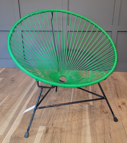 Green Flower Acapulco Chair